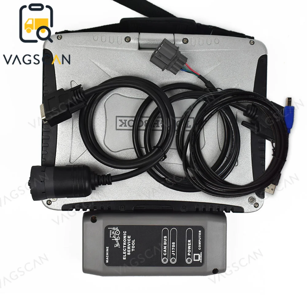 Excavator Diagnostic Tool for JCB Electronic Service Master with SPP and CF19 laptop Agricultural Scanner tool