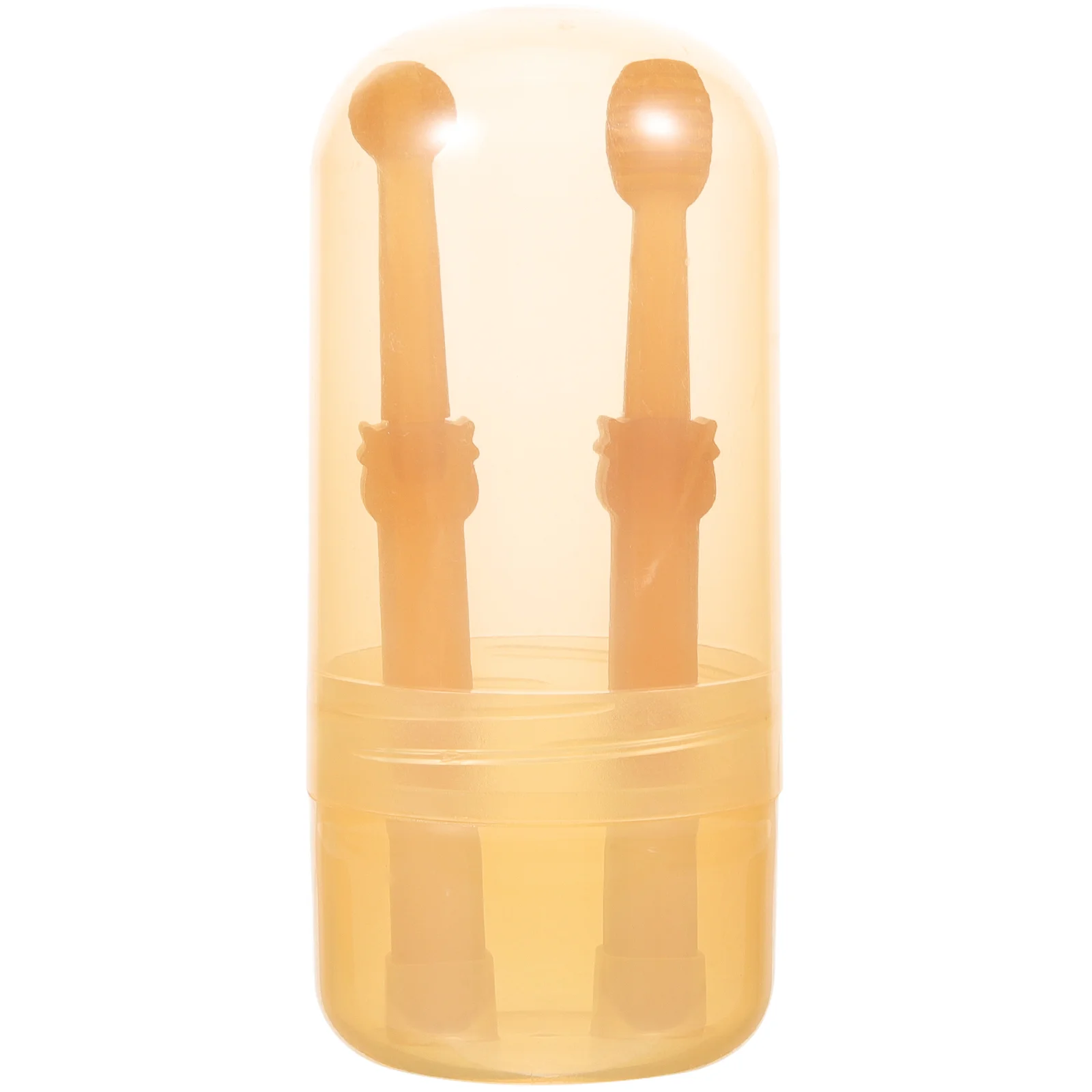 

1 Set of Pet Tooth Brush Pet Dog Portable Pet Oral Cleaning with Storage Holder