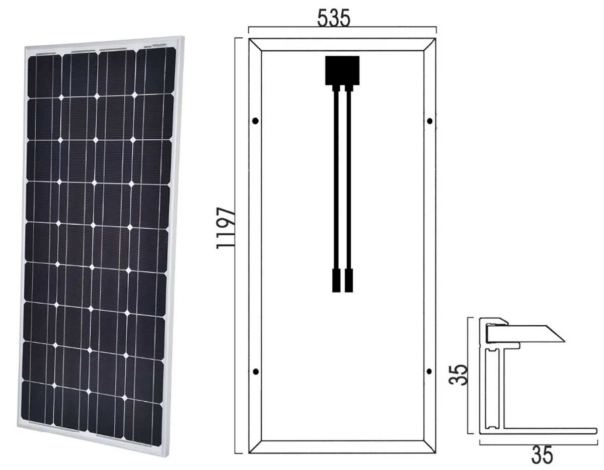 Купить Солнечную Панель 100 Вт