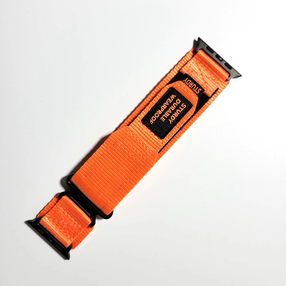 Outdoor Sport Nylon Strap For Apple Watch Ultra 49mm Band for iWatch Series 8 7 6 5 4 SE 45mm 44mm 41mm 42mm 38mm Watchband