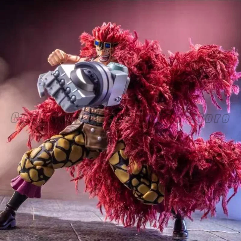 Фото [В наличии] Оригинальный конструктор Bandai One Piece SHF: Эустас Кид – Атака на Онигашиму, коллекционная модель, фигурка, игрушка №5