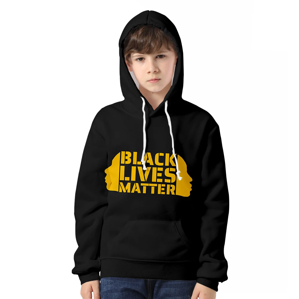 

Модные пуловеры для родителей и детей, повседневные мужские/женские черные худи с капюшоном и длинным рукавом, с 3D принтом