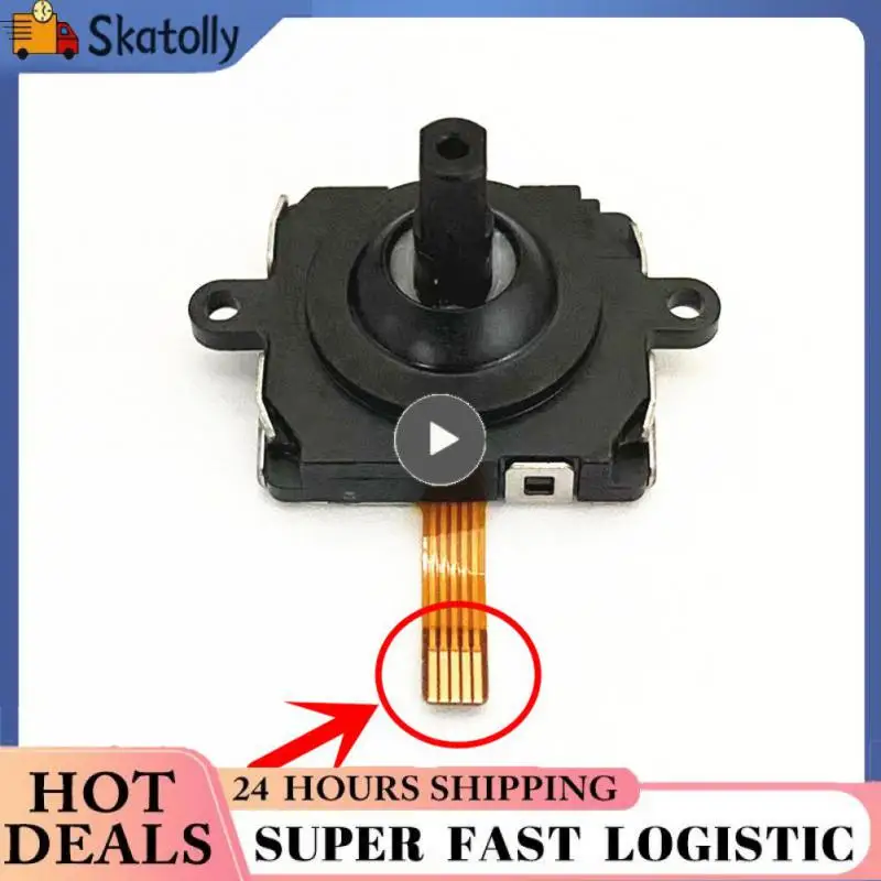 

Sensitive Joystick Repair Parts Abs Controller Joystick Compatible Replacement Joystick Durable Vr Accessories Repair Worn Black