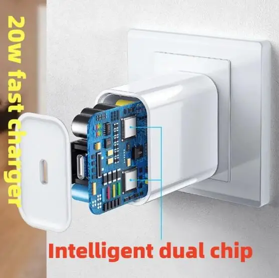 

20W PD USB Type C Charger Adapter For iPhone 12 Pro 11 XS Fast Charging US EU Plug Travel Charger Power Adapter 100pcs