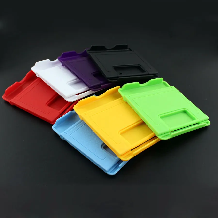 7 Colors Mobile Phone Desk Stand Universal Phone Holder Tripod foldable Plastic Table Holder Stand for Mobile Phone Tablet PC