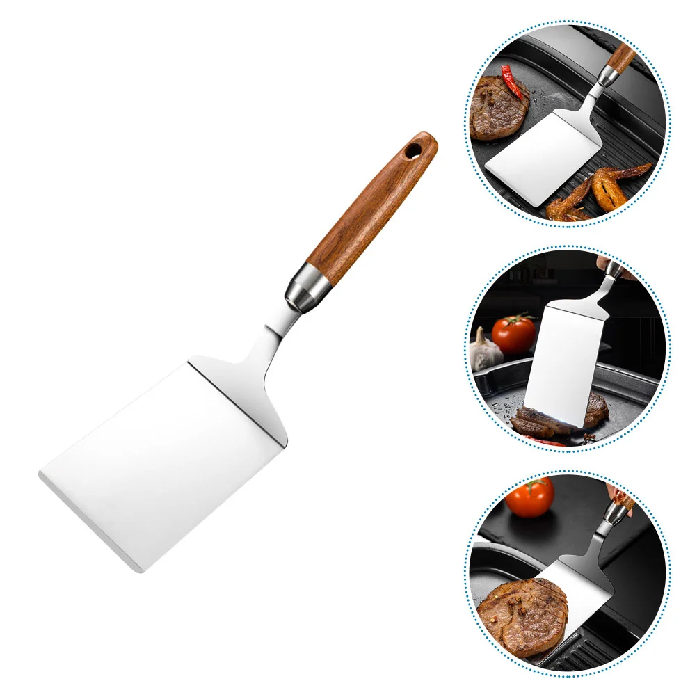 

Spatula Spatulas Griddle Flipper Outdoorgrill Barbecue Fish Steel Stainless Resistant Kitchenheat Omelette Steak Scraper