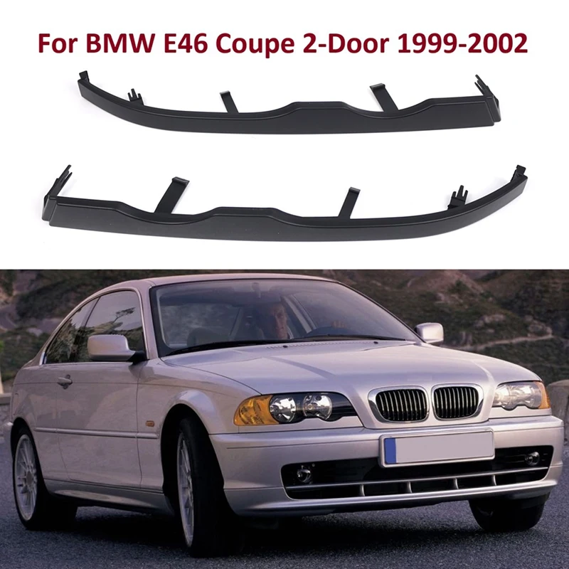 Передняя боковая фара автомобиля Нижняя молдинговая отделка для BMW 3 серии E46 купе