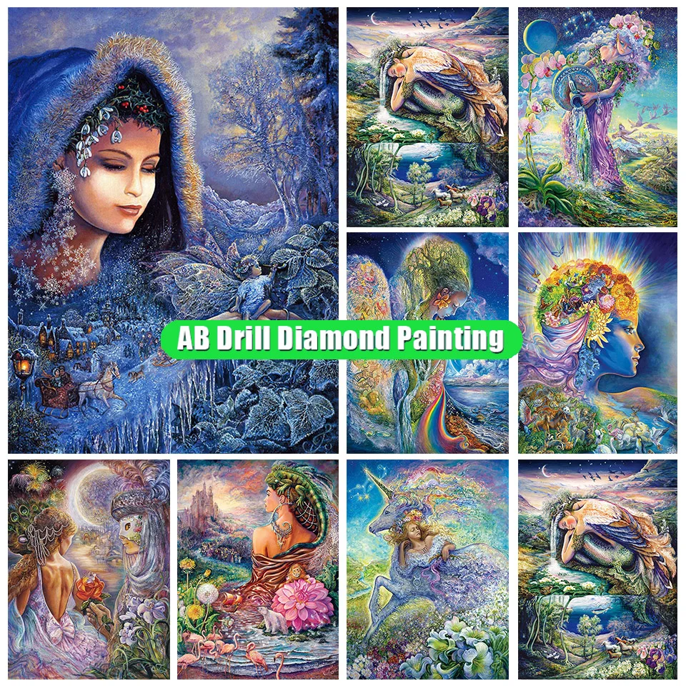 

Diy Ab Full Diamond Painting Cartoon Embroidery Square Round Drill Butterfly Water Bottle Goddess Mosaic Cross Stitch Arts Ll343