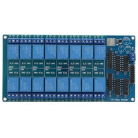 16 channel 5v relay module control board with optocoupler protection for microcontroller module