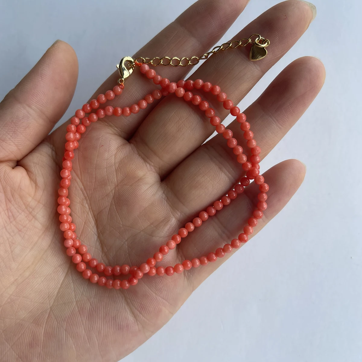 

3mm Fine Natural Coral Beads Loose Round Spacer Bead for Fashion Jewelry Making DIY Necklace Bracelet Accessories