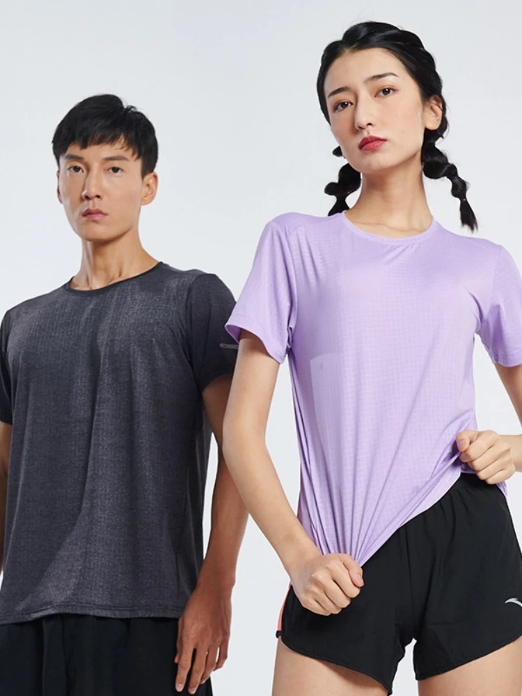 

Outdoor New O-neck Camping Functional T-shirt Couple Quick Drying Short Sleeve Men Women Summer Ice Silk Sports Short Sleeve