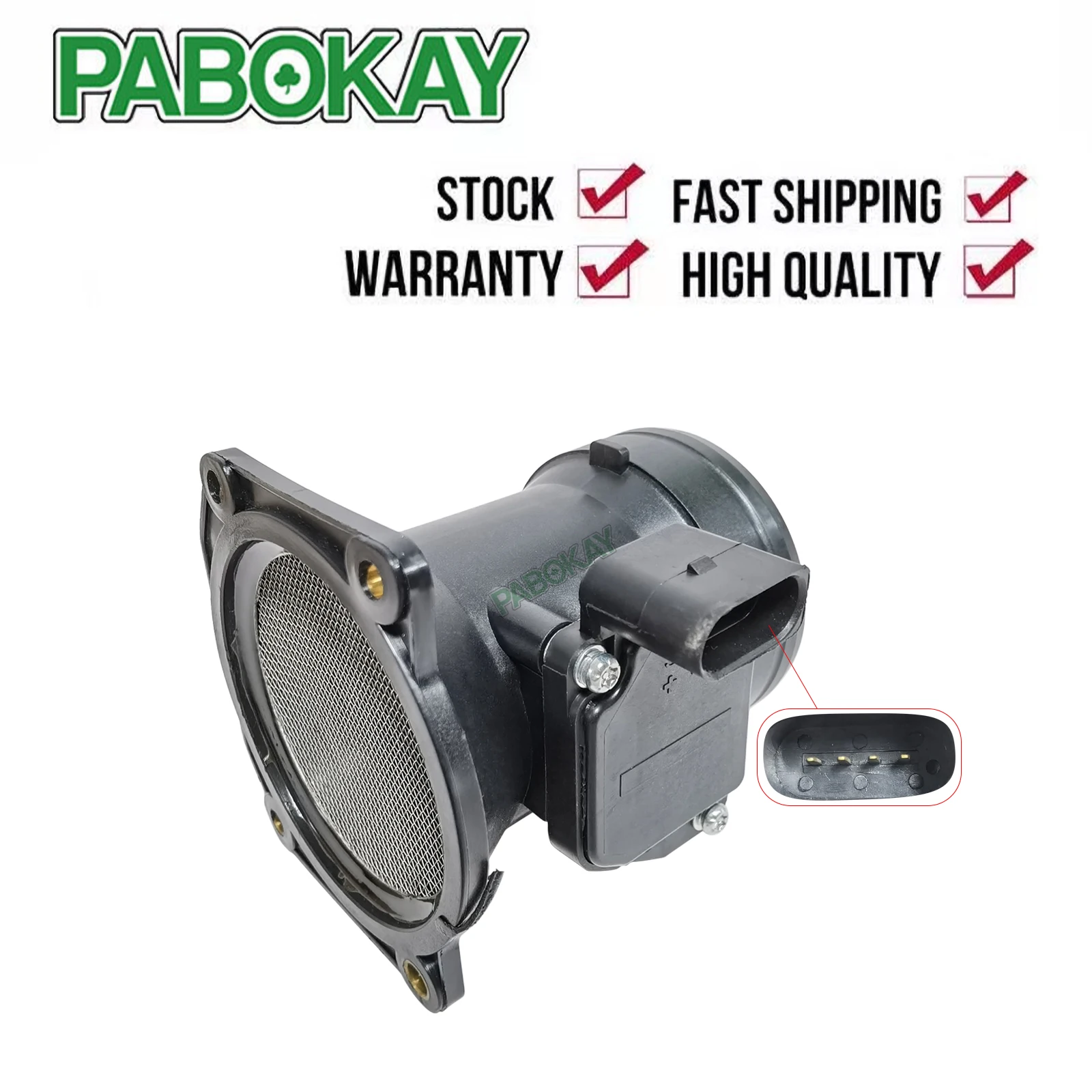 Датчик расхода воздуха для Golf Mk4 1 6 Mass 06A906461B 06A906461BV AFH60-10C 06A906461BX 8ET009142-261 8ET009142261