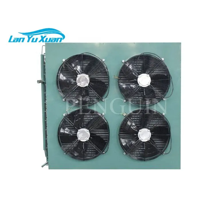 

Hot Sale Copper Tube Air Cooled Condenser With Four Fans For Cold Room Refrigeration Condensing Unit