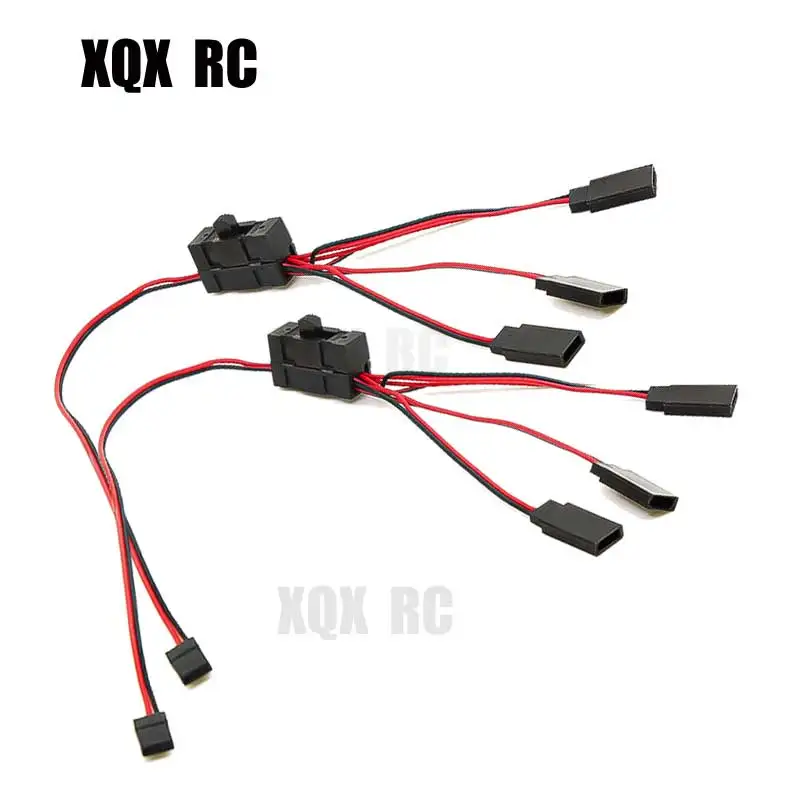 

Y line with Switch One for Three Switch Line Oil Car Tram Channel Extension Line Light Line For TRX4 Crawler RC JR to JST S91