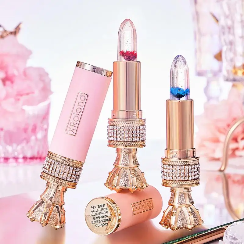 Эссенция для губ не липкая меняющая температуру стойкая Цветочная краска Уход за