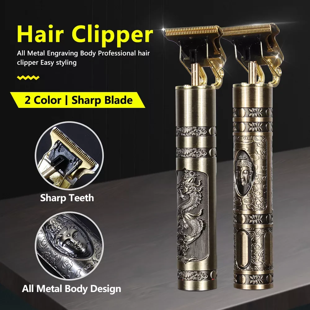 New in USB  Hair Cutting Professional Beard Trimmer Machine Rechargeable New Hair Clipper Man Shaver Trimmer For Men Barber soni