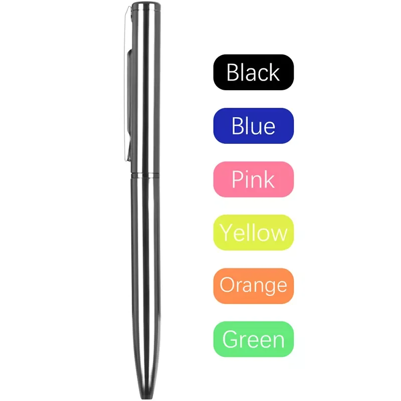 

2020 New Mini Advertising Pen Waterborne Metal Ballpoint Pen Stationery Gel Pen Signature Pen Office and School Supplies