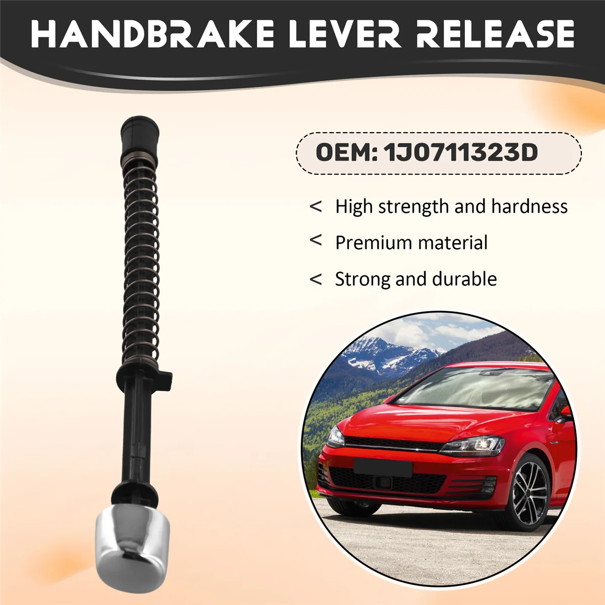 Кнопка открывания рычага ручного тормоза для сиденья гольфа 1J 0711323 Д 1Й