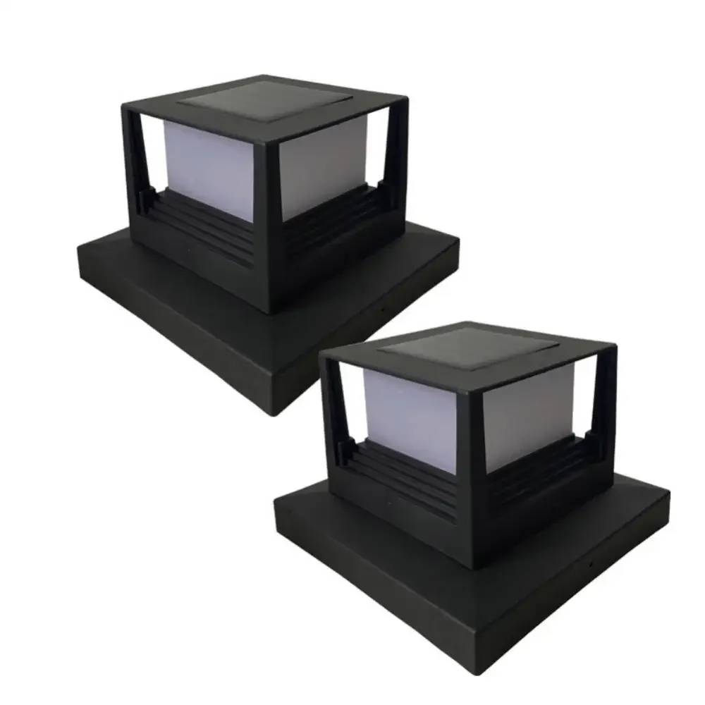 Солнечная панель лампа для ограждения стойка столб крышка новая Ландшафтная