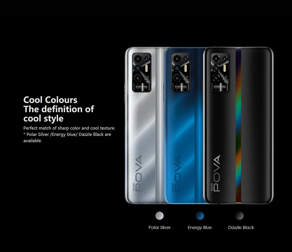 Смартфон Tecno Pova 2 4 + 64 ГБ/4 Гб 128 ГБ Helio G85 батарея для телефонов 7000 мАч флэш-зарядка 18