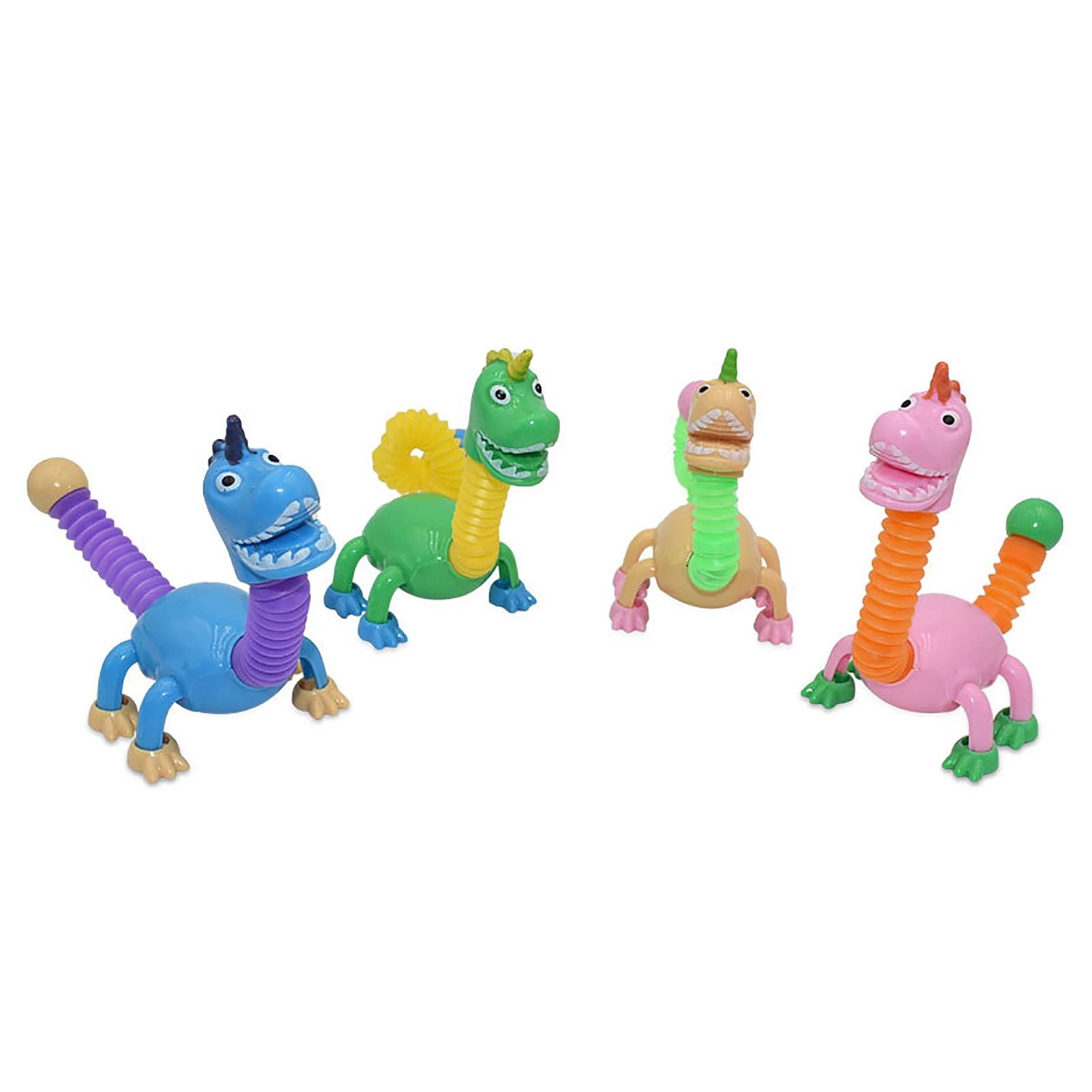 

Colorful Tube Children's Creative Magical Toys Funny Toys Early Development Sensory Toy Spring Dinosaur For Children Adults