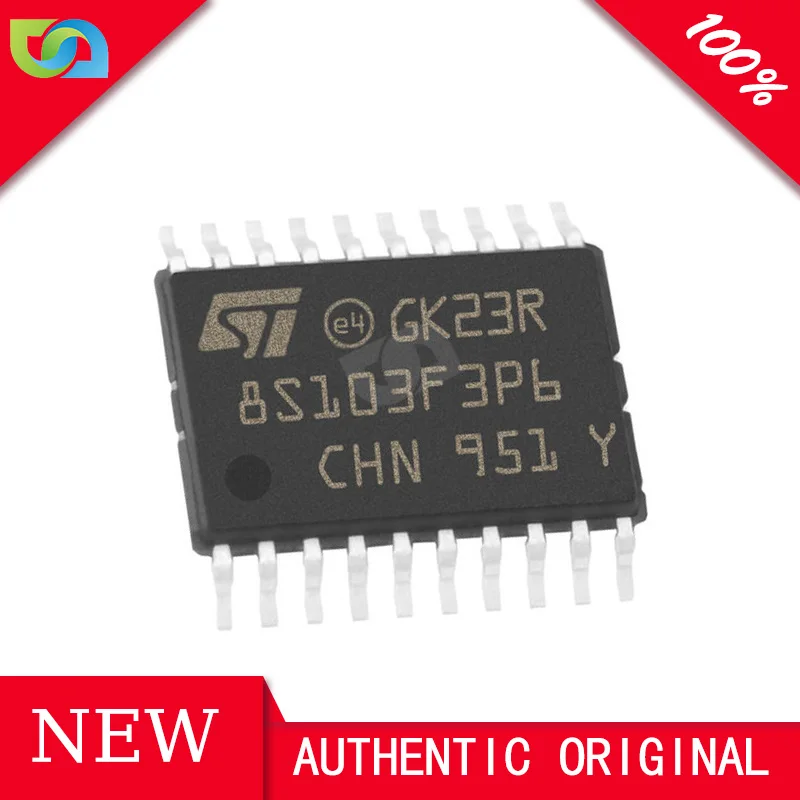 Программатор микросхем STM8S103F3P6, электронные запасные части, компоненты MCU TSSOP20 IC, ARM STM8S103F3P6, Лучшая цена