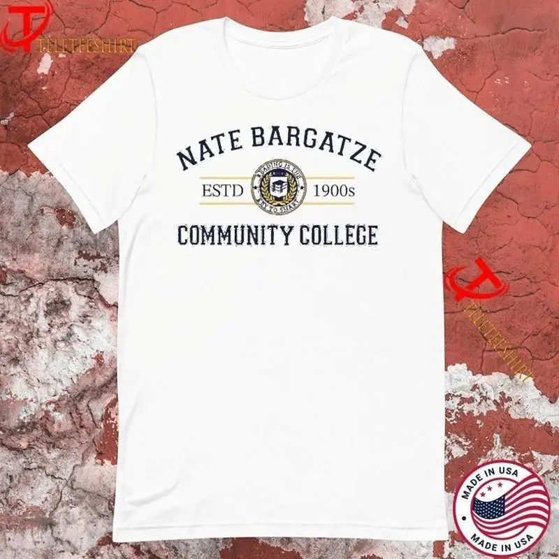 Фото Футболки Nate Bargatze Community College Estd 1900s NI1708 №1