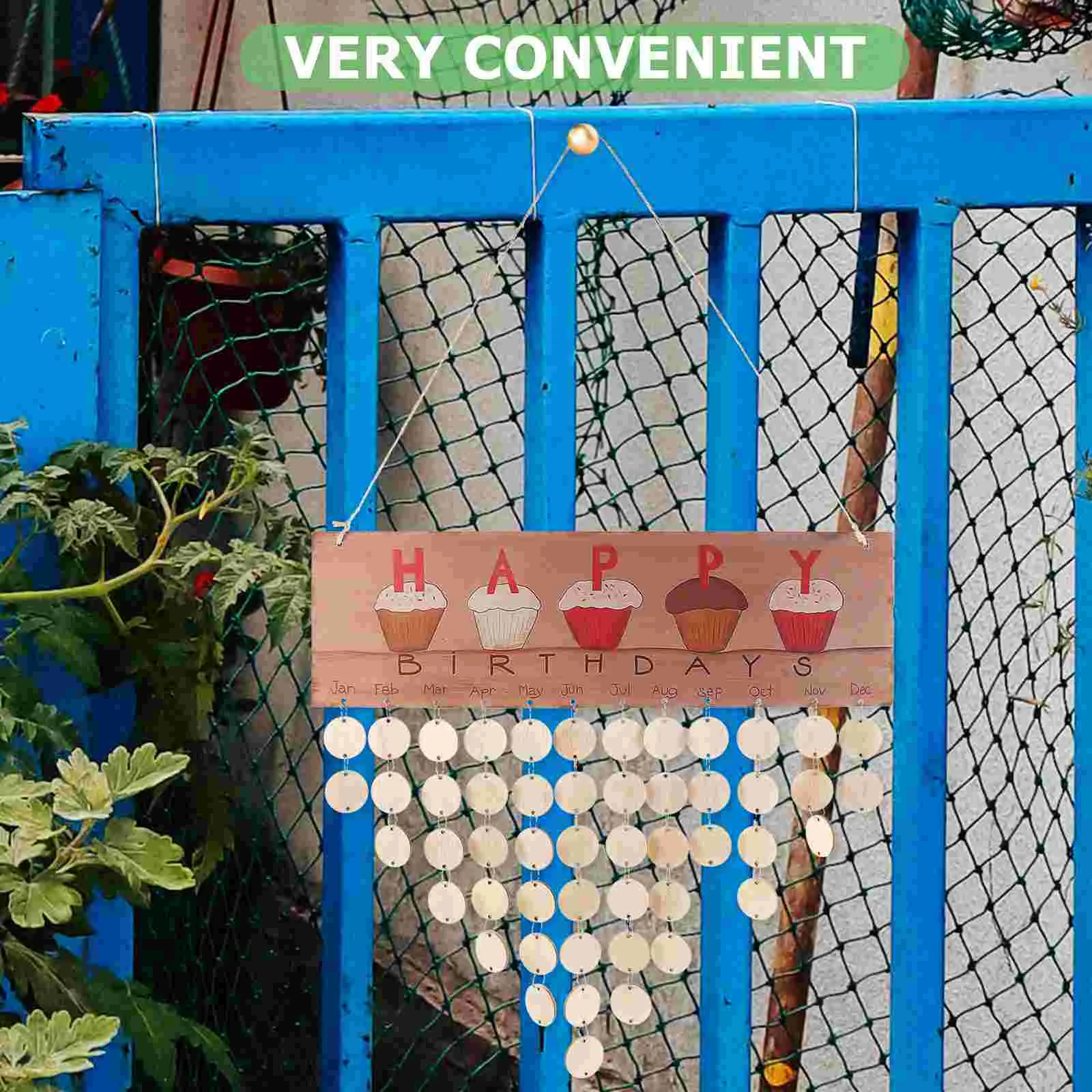 Знак с днем рождения деревянный подвесной календарь напоминание доска красочная