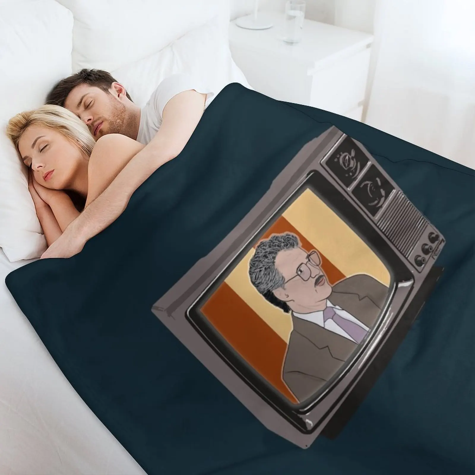 Винтажное одеяло с героями викторины Алекс требек 80-х милые декоративные одеяла
