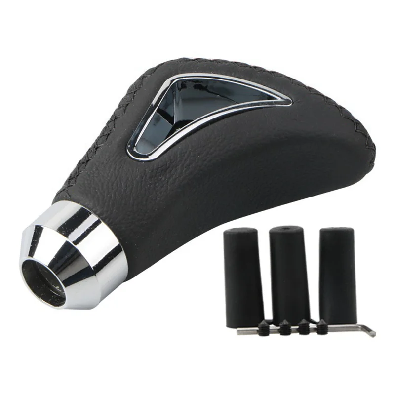 

Универсальная Кожаная Ручка Переключения Передач С Красной И Черной Линиями