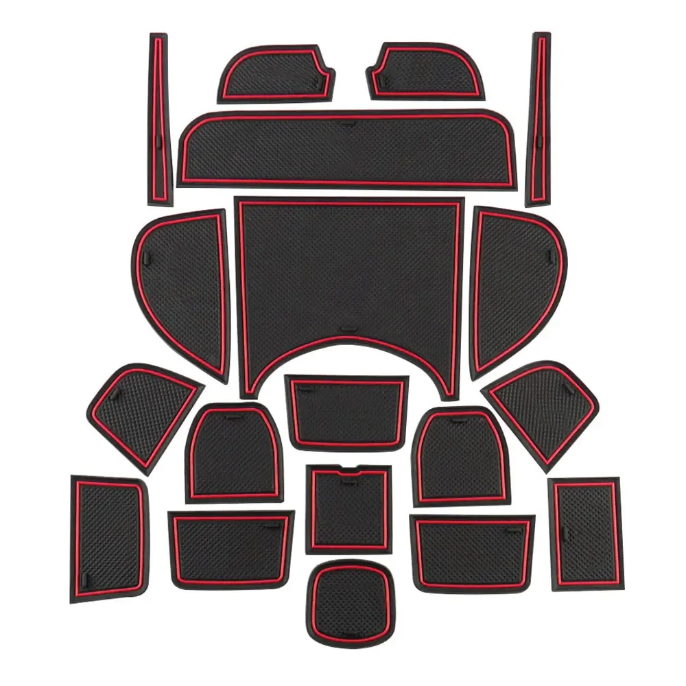 

Силиконовый коврик для автомобильных ворот для Honda HR-V HRV Vezel 2014-2019, нескользящие защитные коврики для дверей, аксессуары