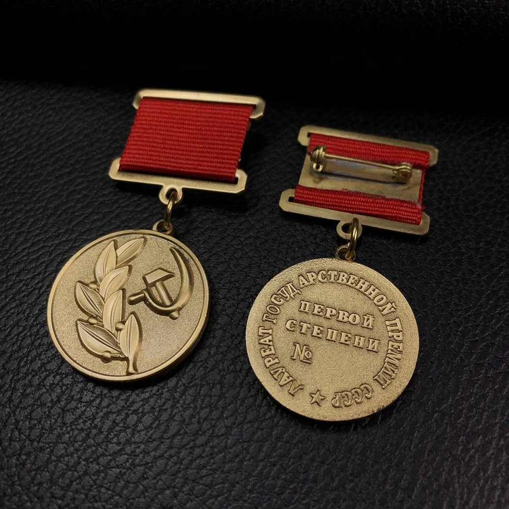 Ленин Сталин телефон медаль российский СССР металлические значки фотография