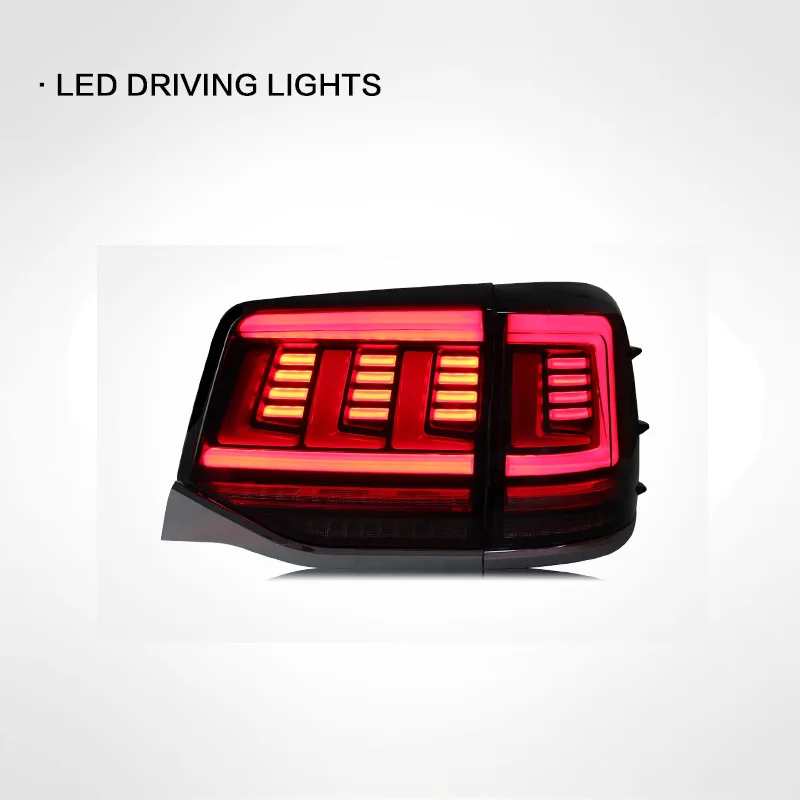 Подходит для Toyota Land Cruiser 2016-2020 задний фонарь в сборе LC200 модифицированные задние