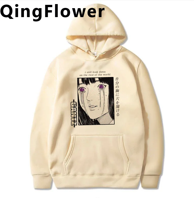 

Мужской зимний спортивный костюм gantz, японский спортивный костюм с капюшоном, рубашка, мужской зимний спортивный костюм