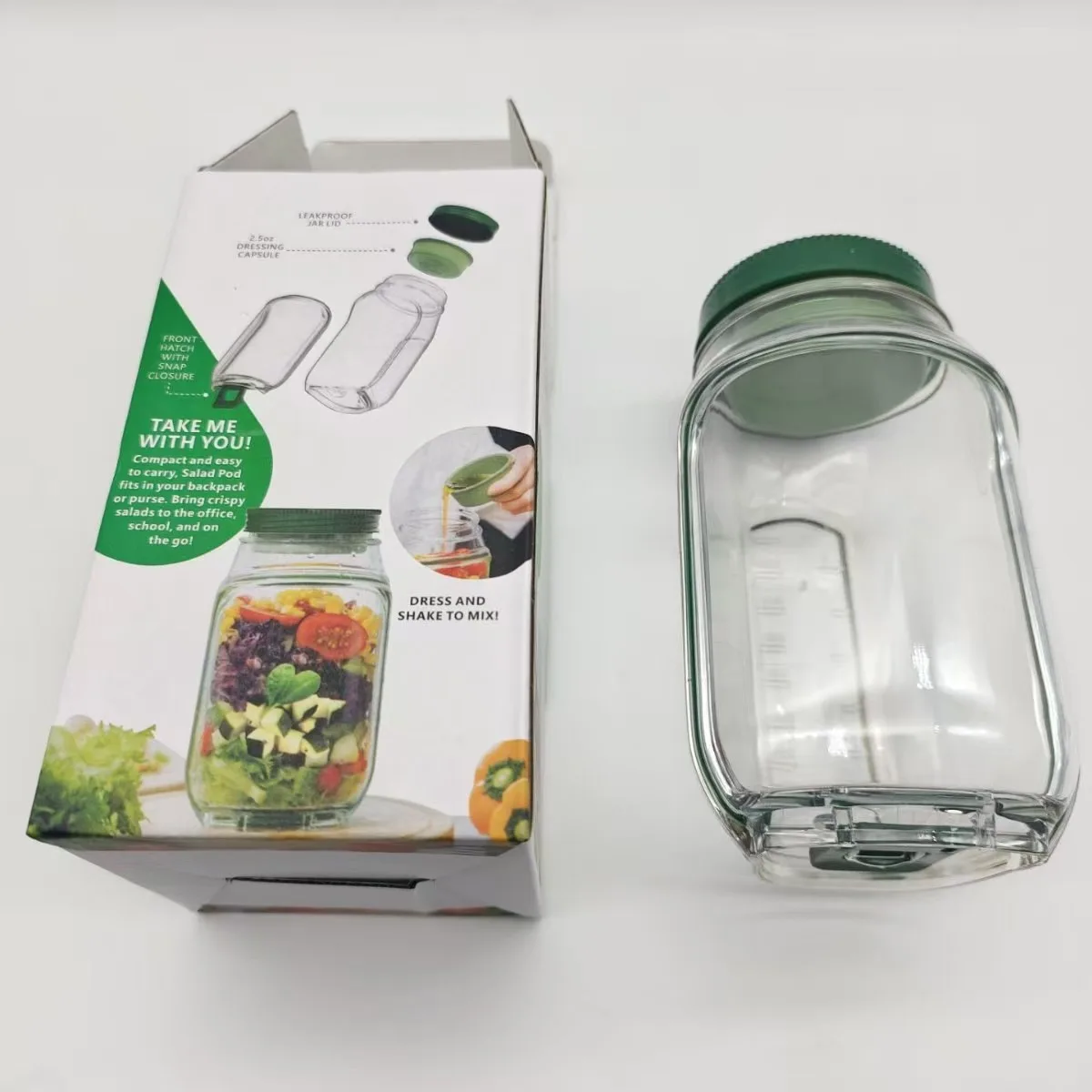 

Пластиковый контейнер для салата Salad Pod