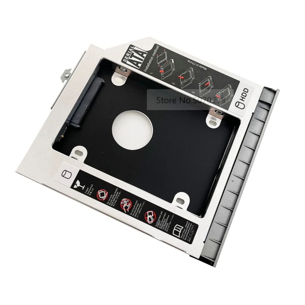 

with Bezel Front Cover 2nd SATA 3.0 2.5" Hard Drive HDD SSD Optical Caddy Frame Tray for HP EliteBook 8460P 8460W 8470P 8470W