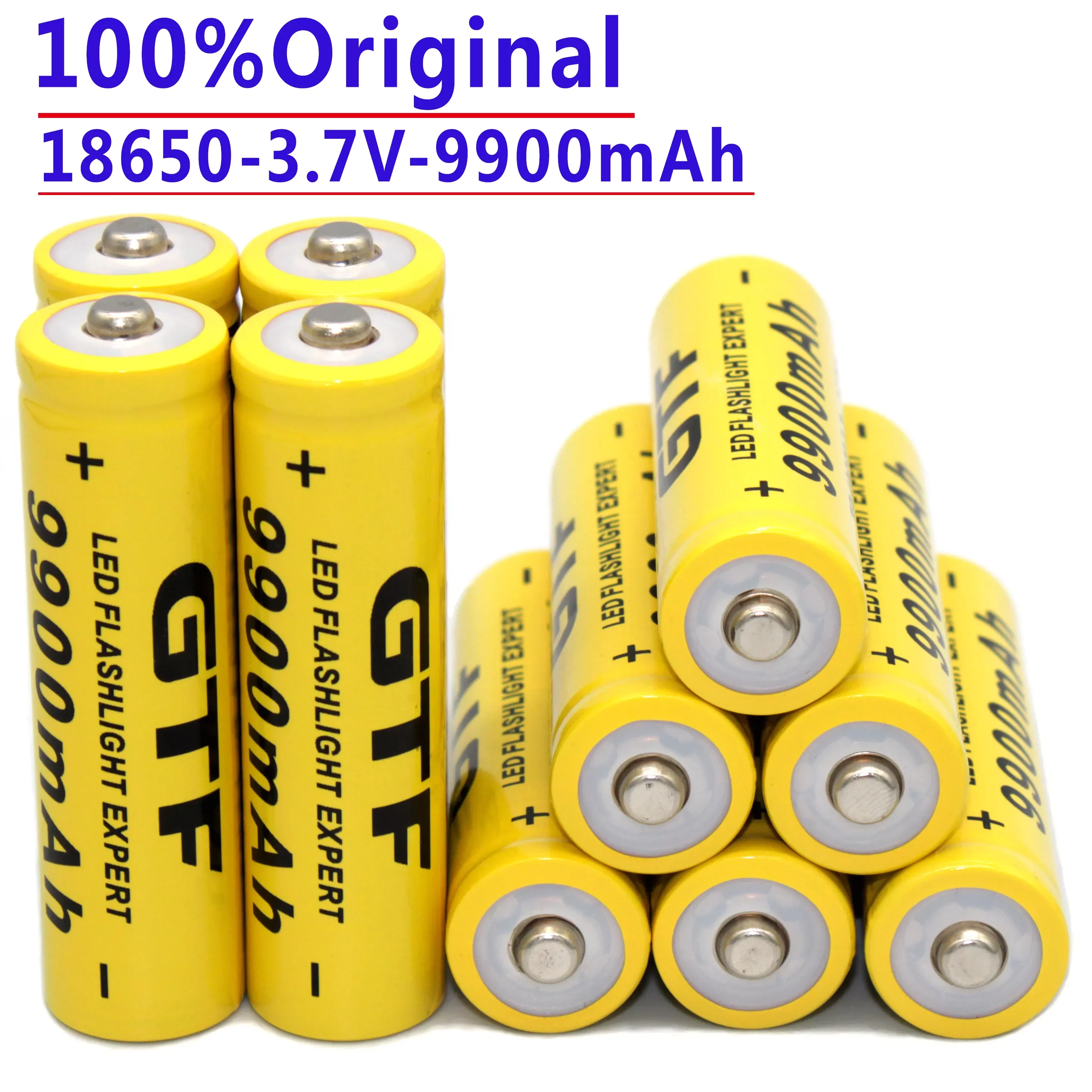 

NEW Nuevo.100%.Batería recargable de 18650, 3,7 V, 9900mah,,18650, 9900mAh, 3,7 V, Envío Gratis. descarga de sobrecarga.