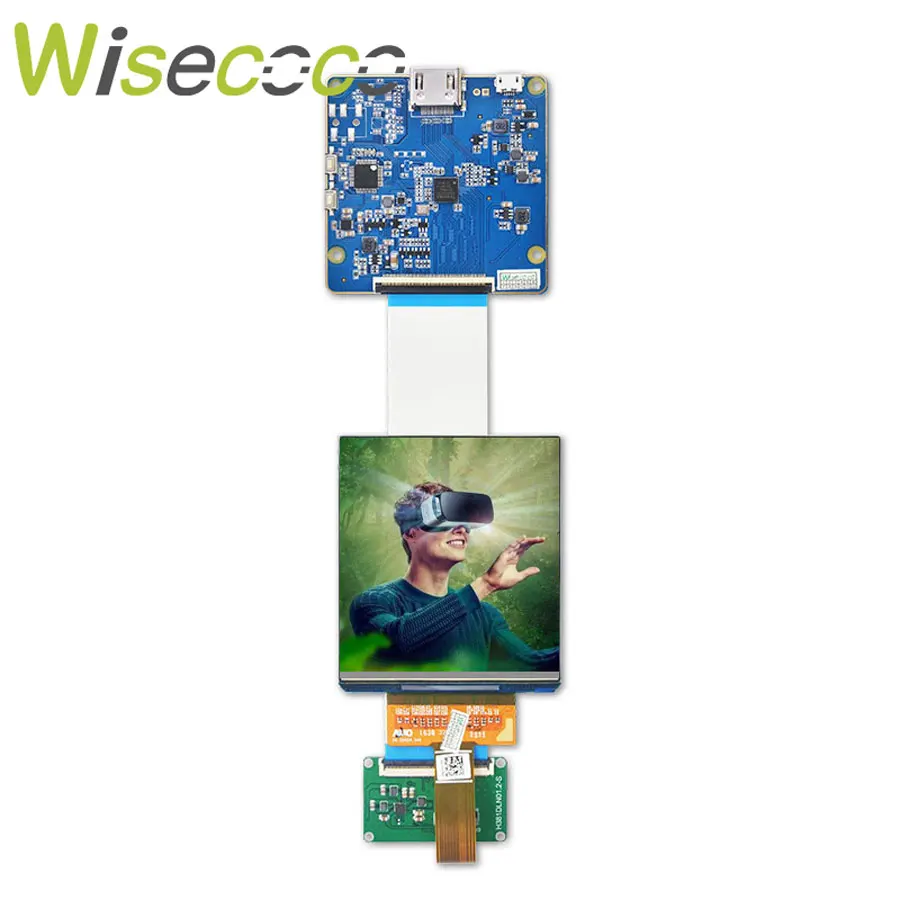 

3.81 Inch 1080x1200 90hz Amoled Screen VR AR OLED Display MIPI Driver Board Head Mounted LCD H381DLN01