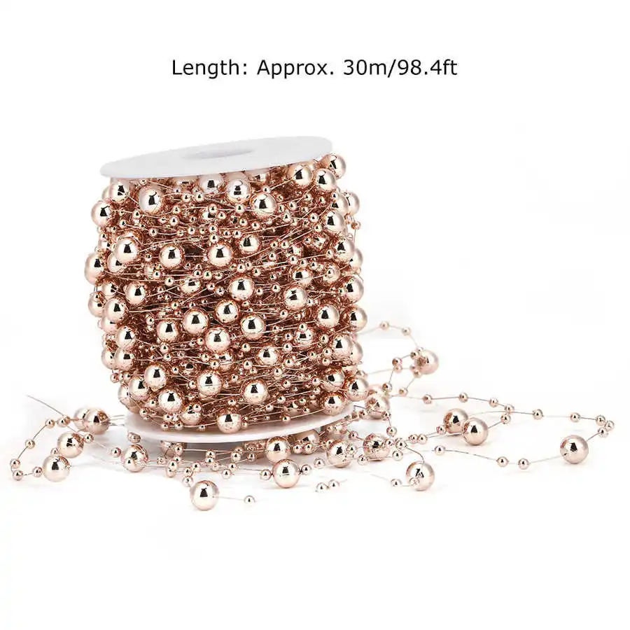 Гирлянда из бусин и жемчуга 30 м |