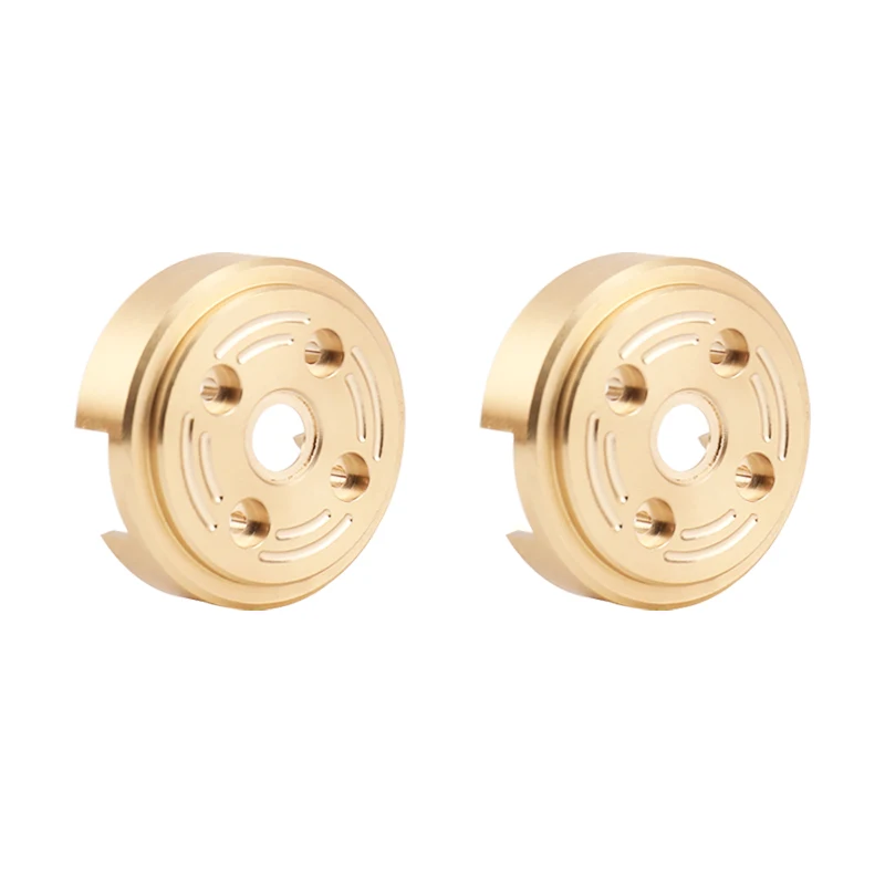 

2/4Pcs Brass Outer Portal Housing Counterweight For FMS FCX24 1/24 RC Crawler Car Upgrades Parts Accessories