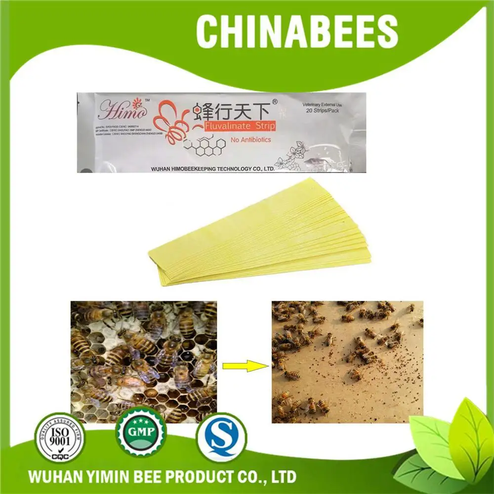 

20PCS Apiculture Anti-mite Items Bee Mite Strip Beekeeping Medicine Harmless to Bees Bee Varroa Mite Killer Beekeeping Medicines