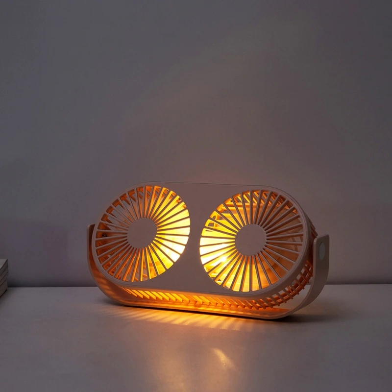 

Настольный вентилятор с регулируемой скоростью, настольный вентилятор для маленького охлаждения, персональный портативный 3 двойной, для ароматерапии