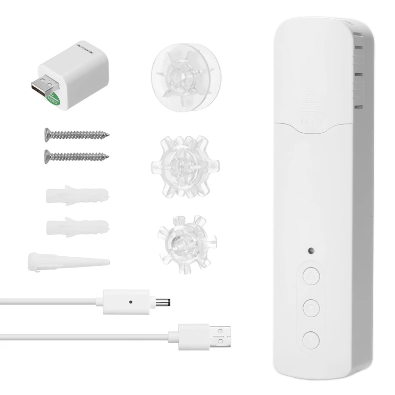 

Tuya Wifi Intelligent Pull Bead Curtain Motor Intelligent Electric Curtain Motors Mobilephone APP Control Voice Control Promotio