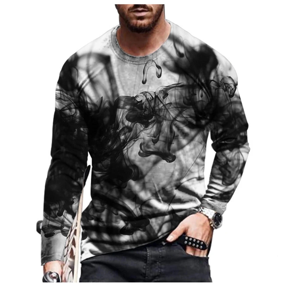 

New 3D Printed Oversized T-Shirt For Men Fashion Casual Street Sport T Shirt Round Neck Loose Tshirt Harajuku Breathable Tops