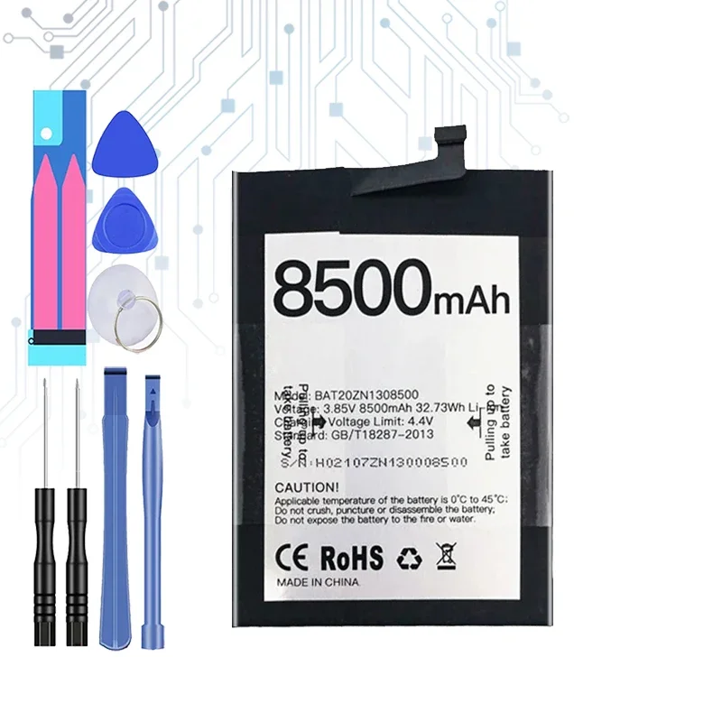 Аккумулятор 4650 мАч-22000 мАч для DOOGEE S80 S100 S59 S55 S60 S70 S95 S89 S68 S86 S96 S97 (pro Lite) S110 S90 S50 S30 S40 S98