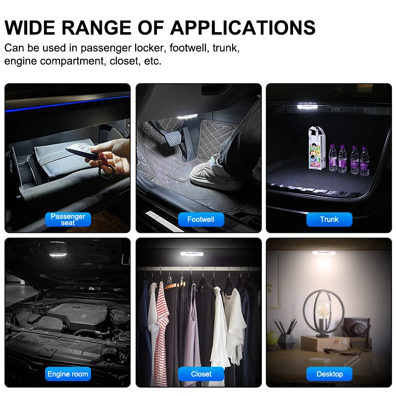 BLALION Универсальное автомобильное сенсорное освещение светодиодные индукционные