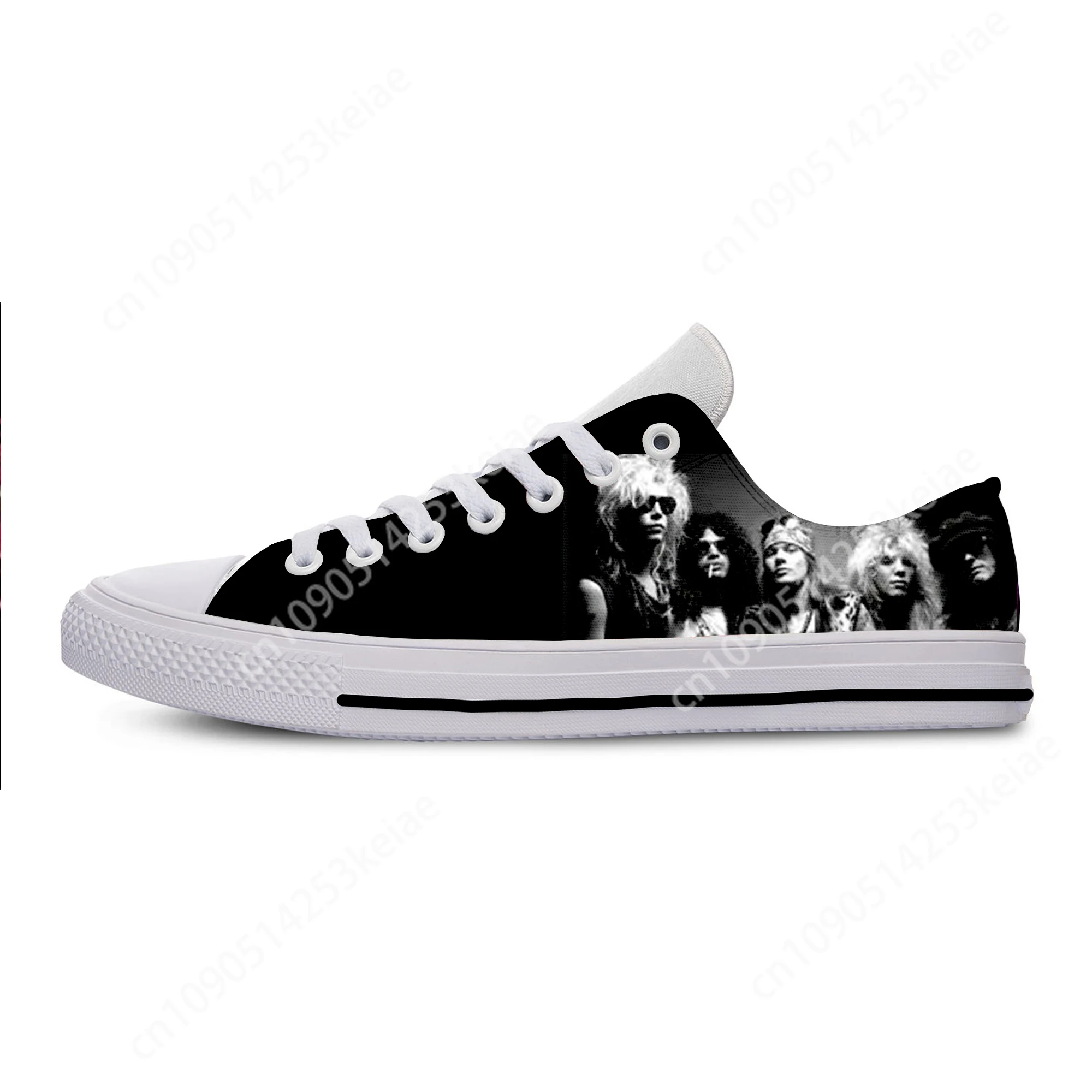 Hot Cool Fashion Harajuku High Quality Summer Sneakers Handiness Casual Shoes Men Women Rock Guns N' Roses Low Top Board