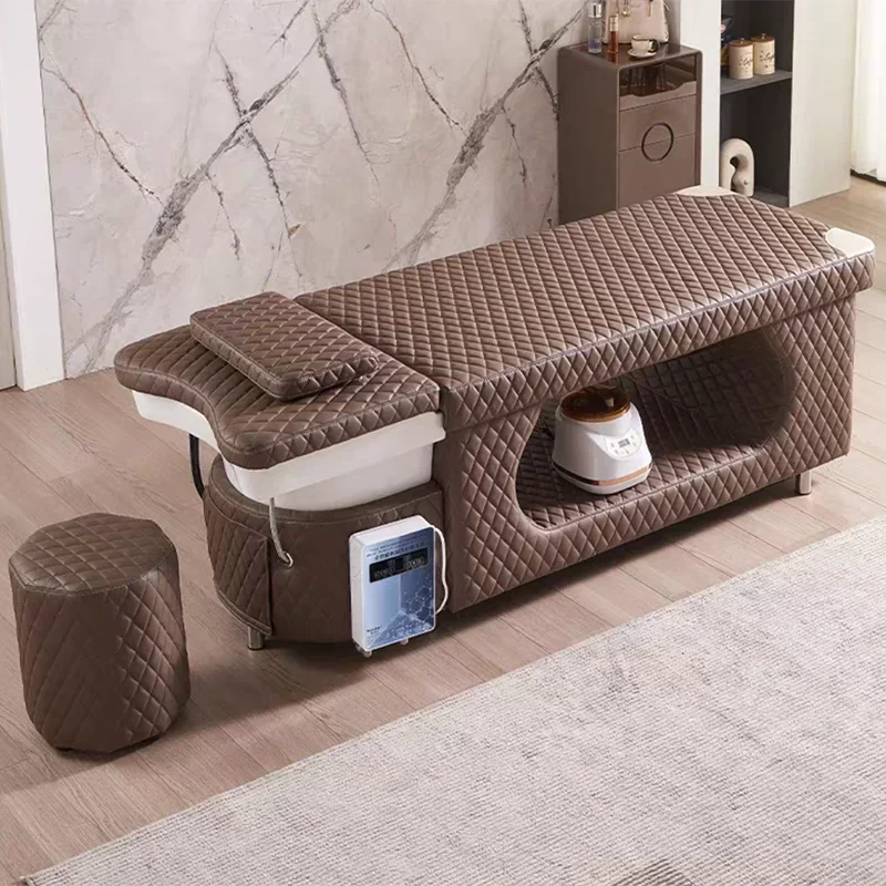 Косметическое кресло массажная кровать для массажа тайского спа-шампуня