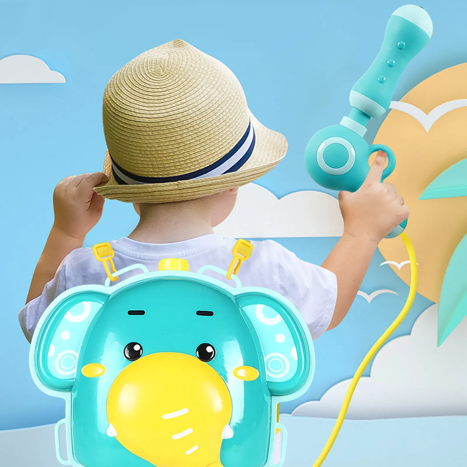 

12er Pack Backpack Pull-Out Toys Children's Water Toy Toy Animal Beach Water Small Water Outdoor Toys