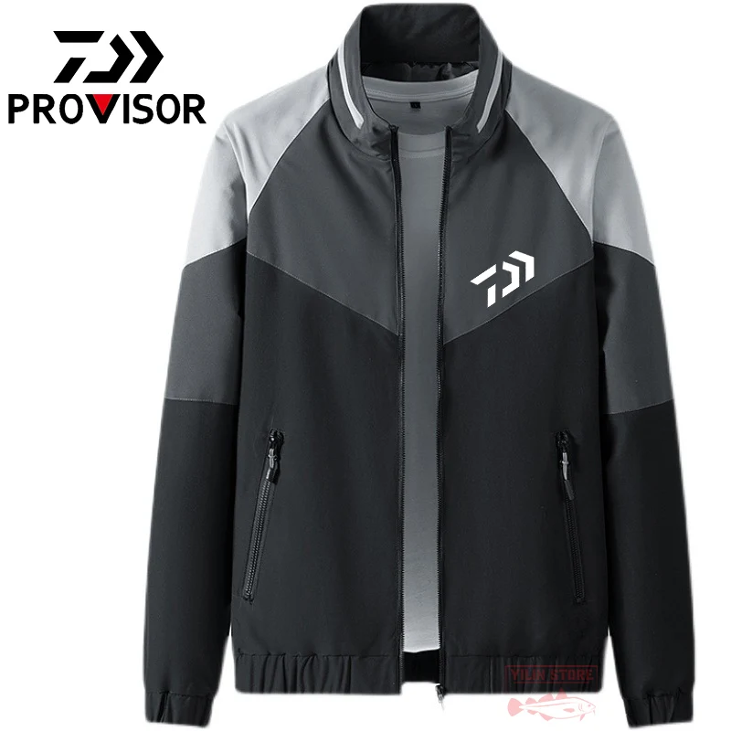 

2022 Daiwa Fishing Jacket New Spring Autumn Breathable Quick-drying Fishing Jacket Men's Outdoor Windproof Sports Fishing Jacket